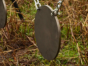 Shooting range accessories, targets for shooting range, metal gong target, ar500 plates.