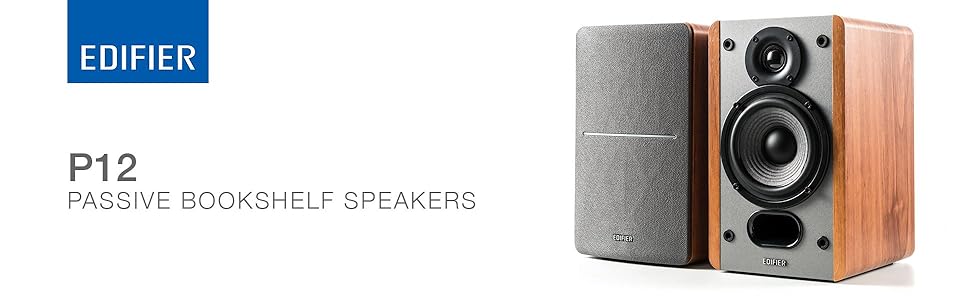 passive bookshelf speakers audio edifier