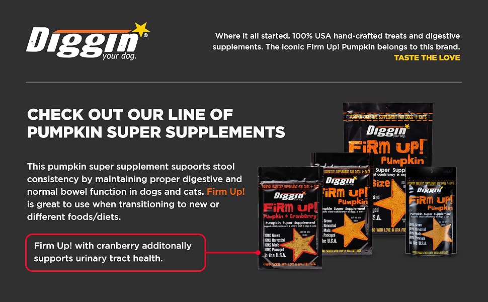 diggin your dog firm up pumpkin for dogs