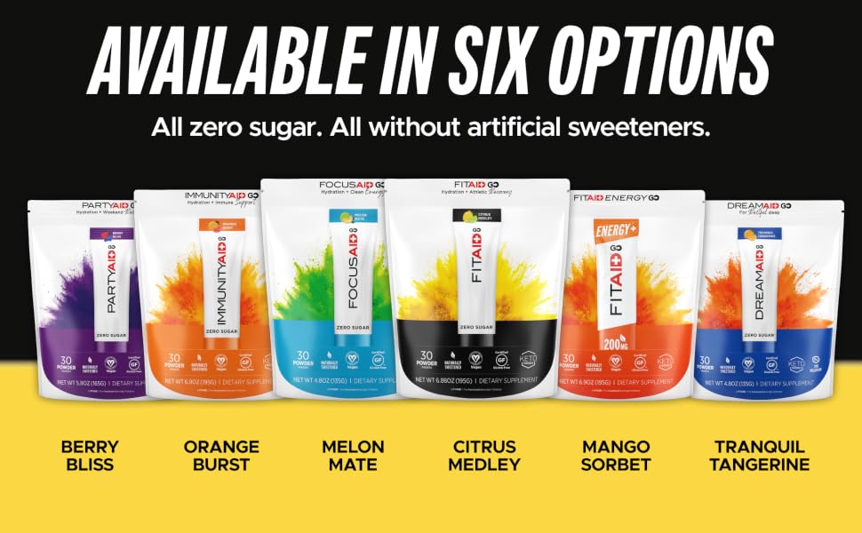 LIFEAID FOCUSAID GO Nootropics Energy Blend