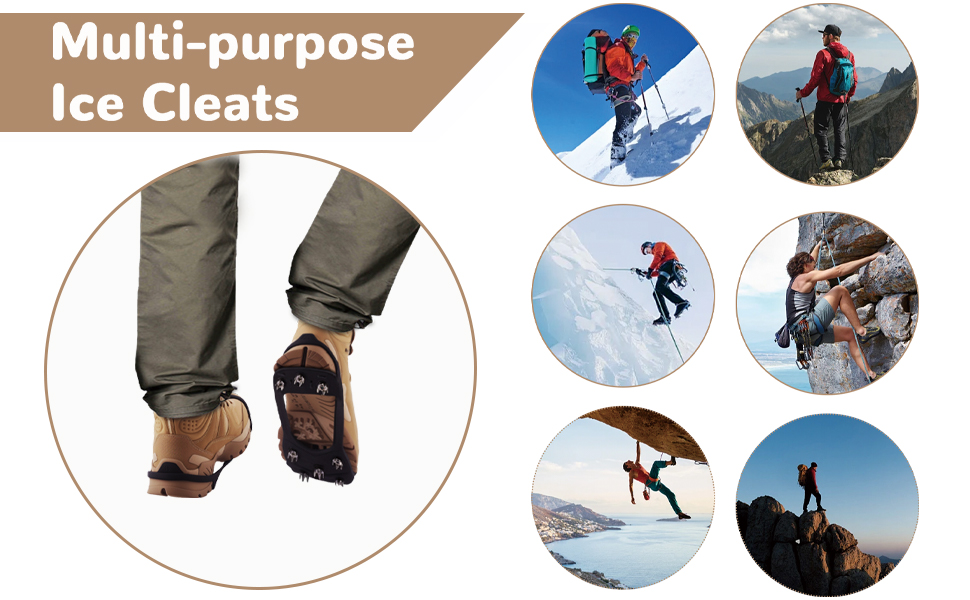 Ice Cleats for Shoes and Boots