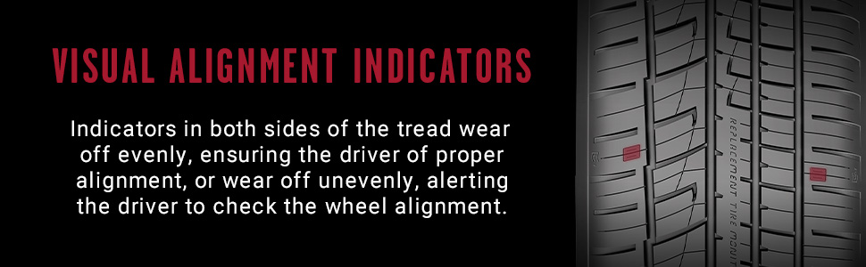 General G-MAX AS-07 tires Visual Alignment Indicators
