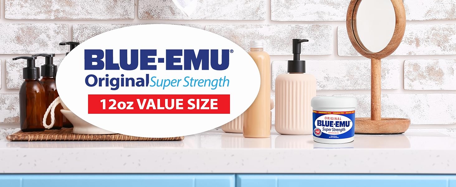 12 oz Blue-Emu Original Super Strength Cream