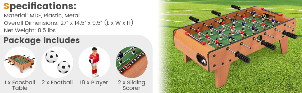 foosball table