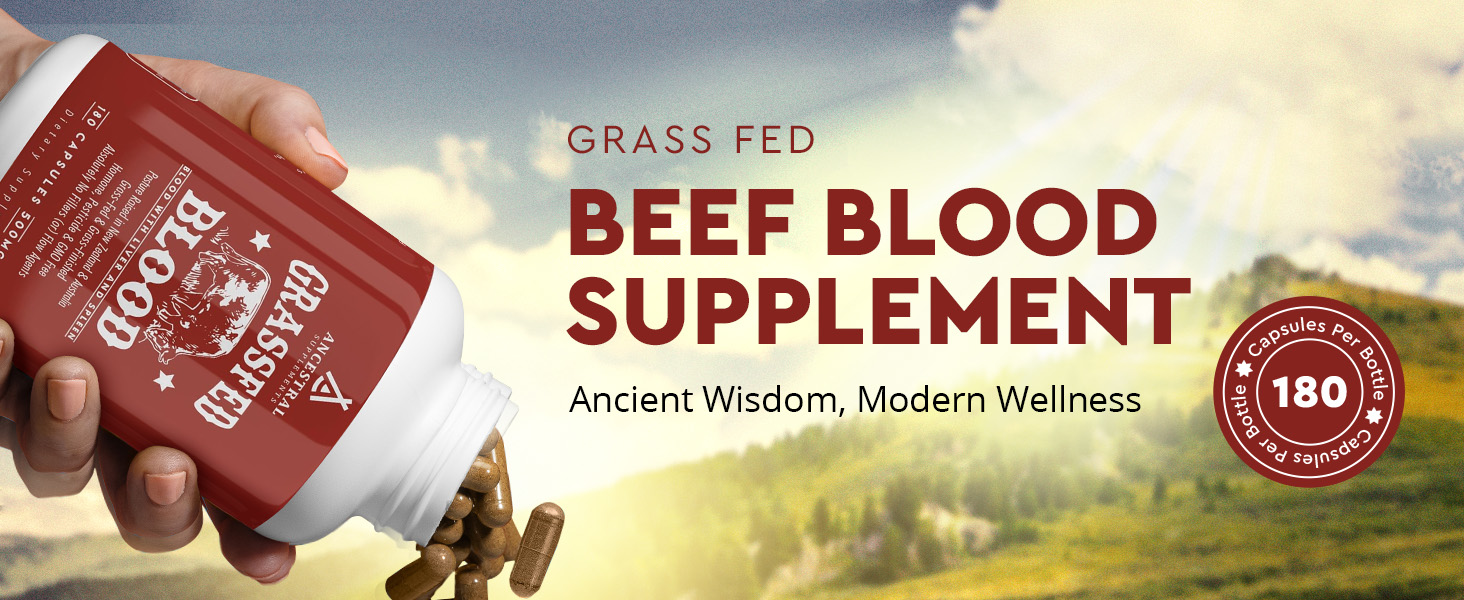 ancestral beef organs supplements for men natural iron supplement mineral superfood capsules