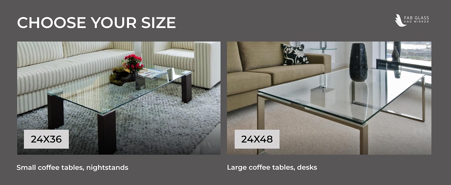 glass table top replacement tempered rectangular clear furniture protector desk cover dining coffee