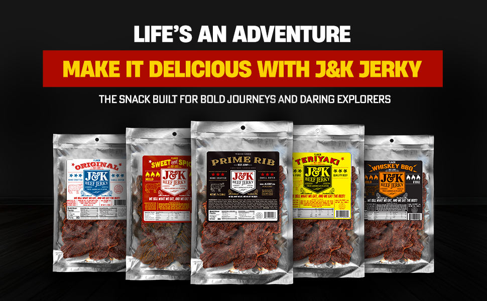 Multiple Falvors of Beef Snacks