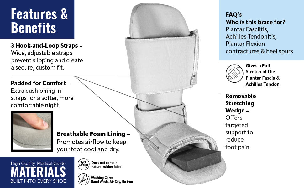 provides relief from foot &amp; tendon pain