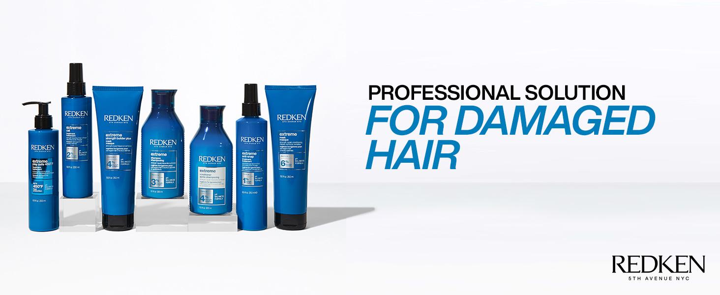 redken extreme shampoo conditioner breakage weak hair protein ph balanced damaged