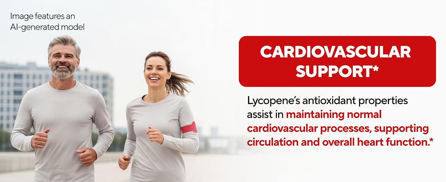 Middle-aged couple jogging outdoors representing heart and circulation support