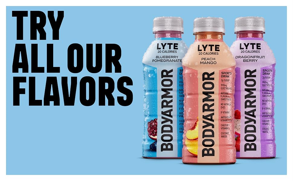 body armor, sports drink