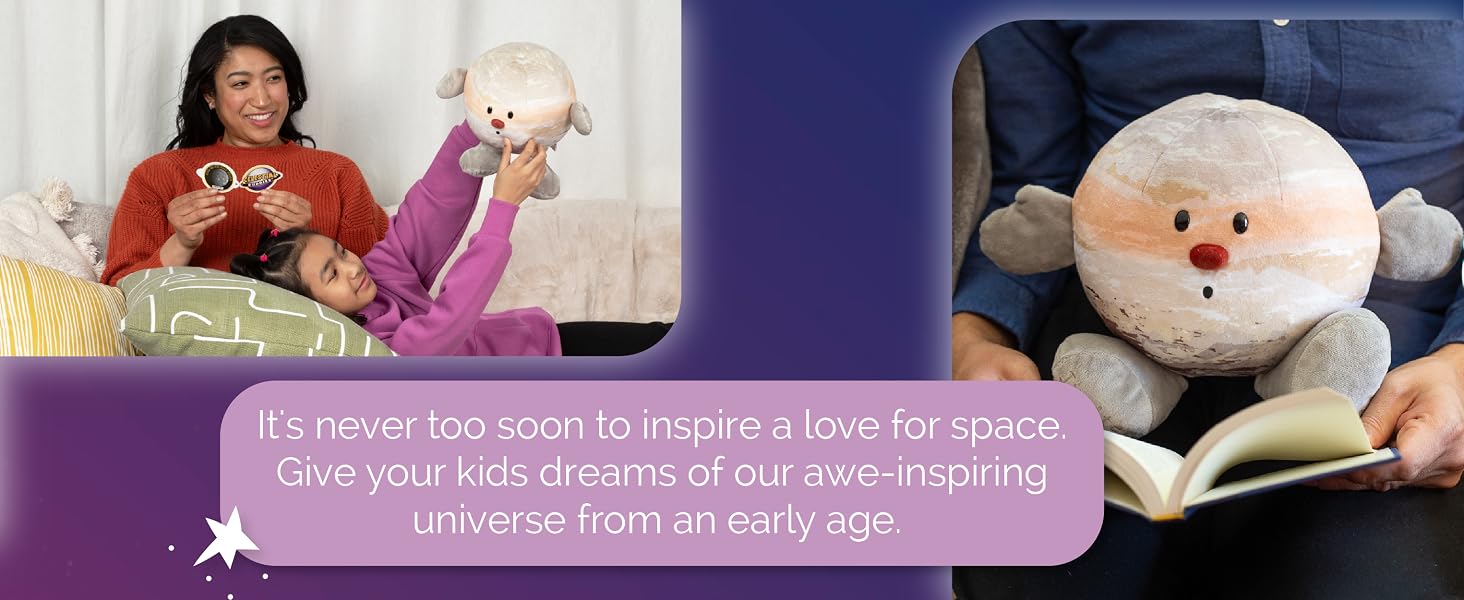 Jupiter Buddy science and educational space themed plush by Celestail Buddies