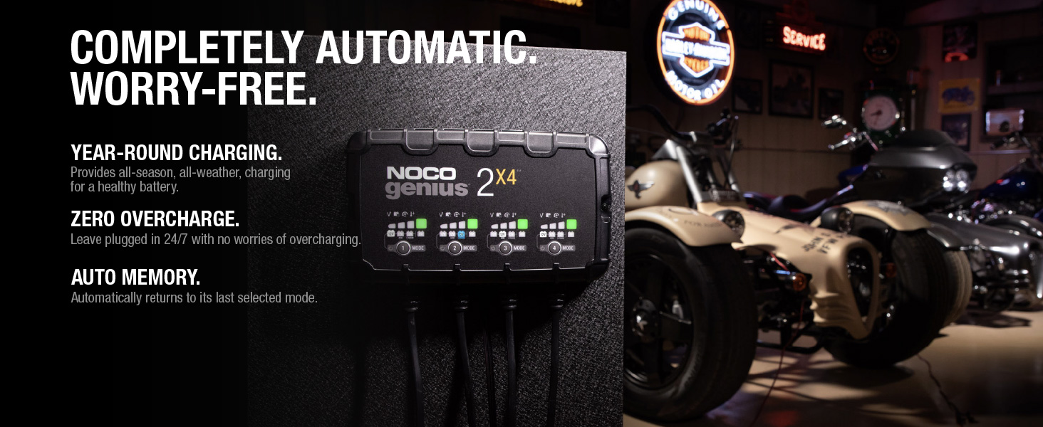 car battery charger 12v 6v automotive trickle maintainer wheeled wheels desulfation universal rv