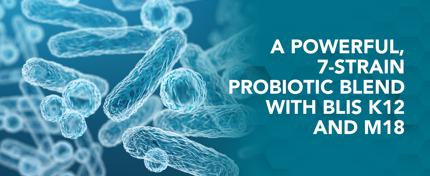 Dentist Formulated Advanced Oral Probiotics with BLIS K12 M18