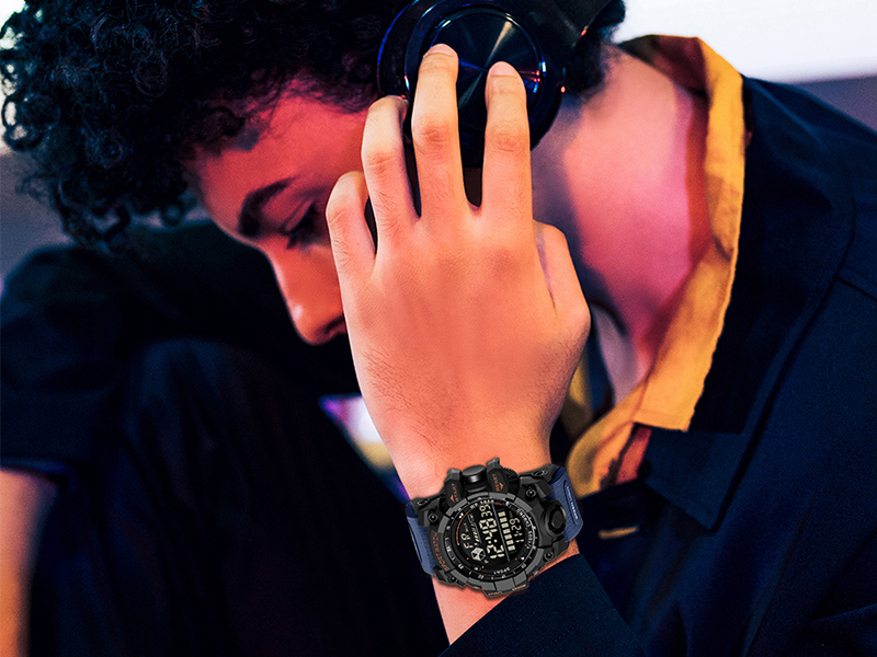 Mens Military Multifunction Digital LED Watch