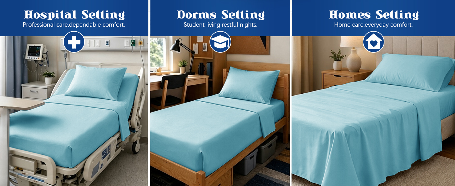 sheets for hospital bed at home