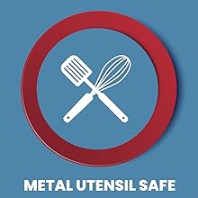 Metal utensil safe