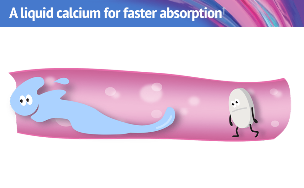 A liquid calcium for faster absorption