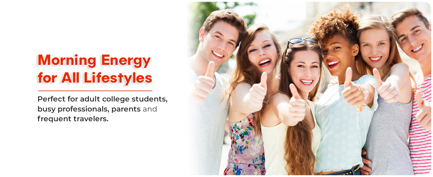tablets to wake up energized, natural caffeine for morning, energy boost for workday