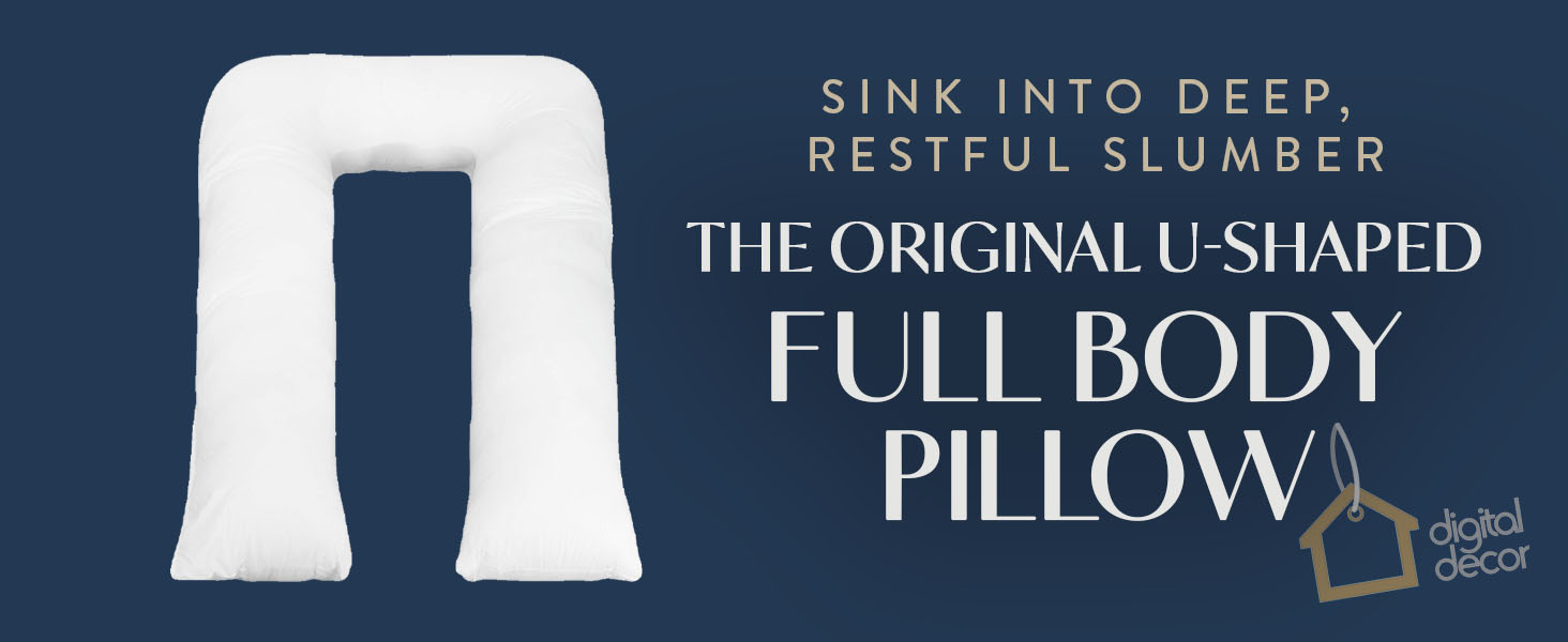 U shaped pillows supports comfort and restful sleep for pregnant women