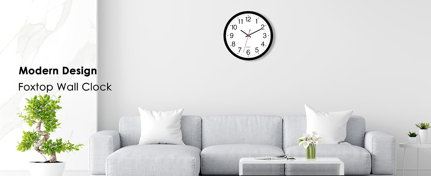 Black Wall Clock