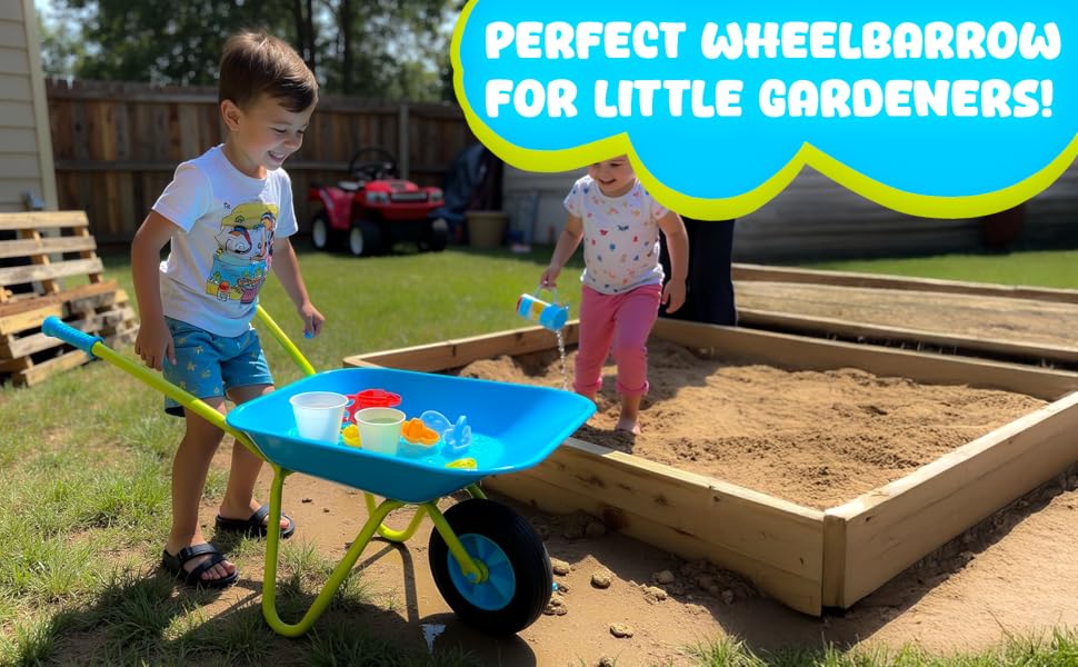 Kids gardening tools Children&amp;amp;#39;s wheelbarrow Toddler gardening set