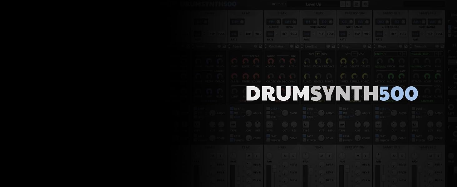 Drum Synth 500 by AIR Music Tech software included