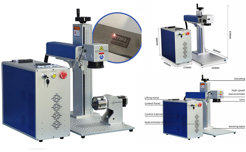 fiber laser engraver for metal