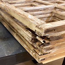 TotalBoat Penetrating Epoxy Resin Shown in Use on Punky Wood Frames