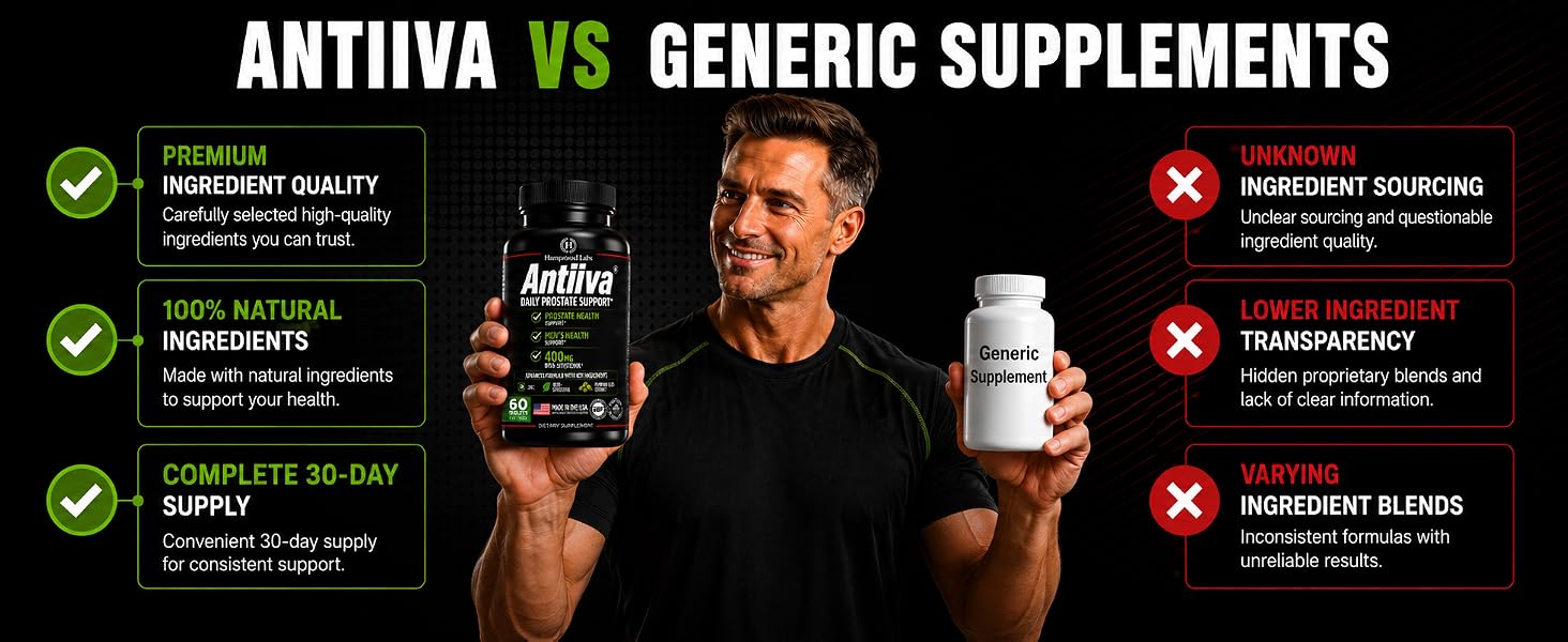 Antiiva VS Generic Supplement