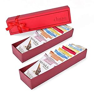 Chuao Chocolatier Assorted Dark &amp; Milk Mini Gourmet Chocolate Bars Chocolate Gift Box, 16-Piece