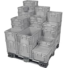 industrial tote straight wall container tote box reusable stacking box mesh tote storage milk crate