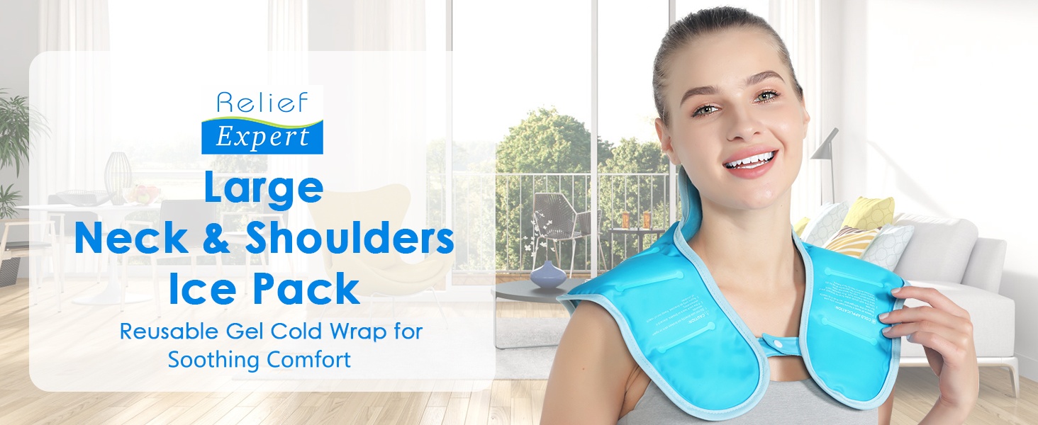 large neck and shoulders ice pack