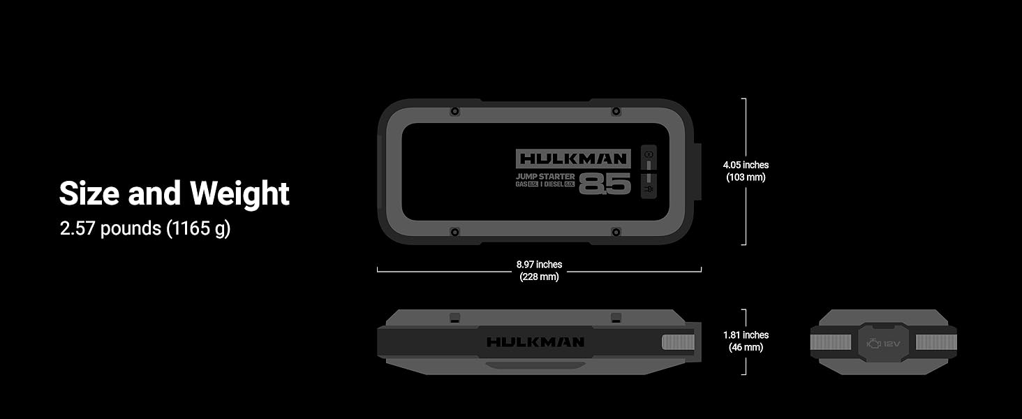 Size and Weight