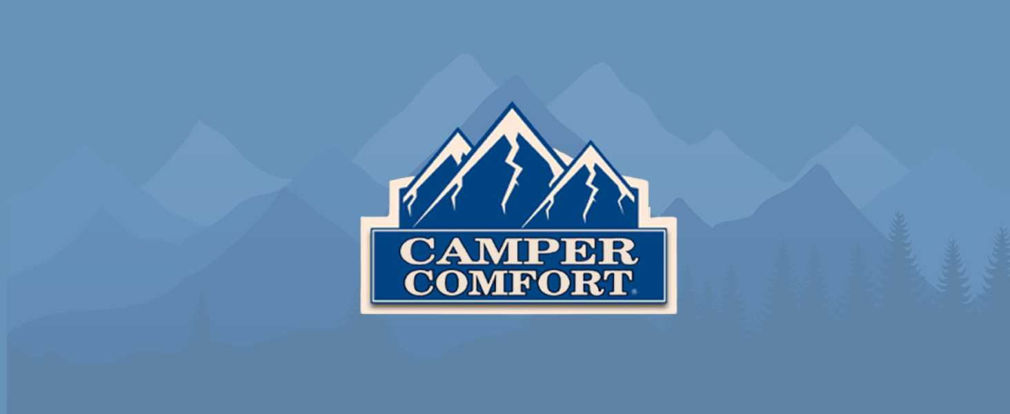 Camper Comfort logo template.