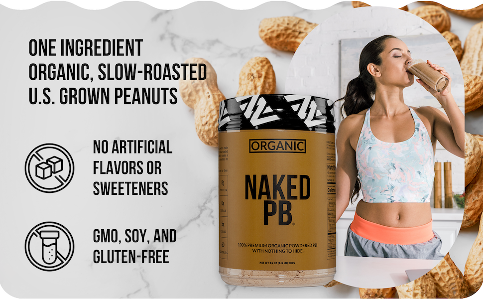 pbfit peanut butter powder pb fit peanut butter powder 30 oz almond butter powder, nacked pb powder