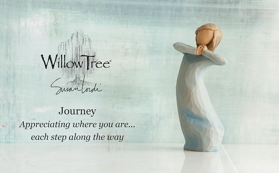 Sentiment: ”Appreciating where you are… each step along the way” written on Enclosure Card