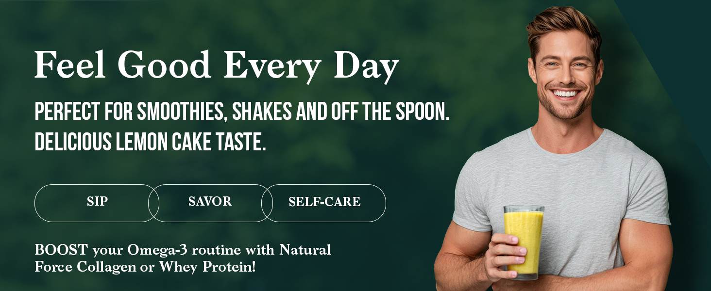 perfect for smoothies, shakes, and off the spoon. Delicious lemon cake taste.