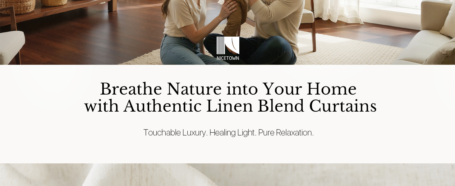linen curtains