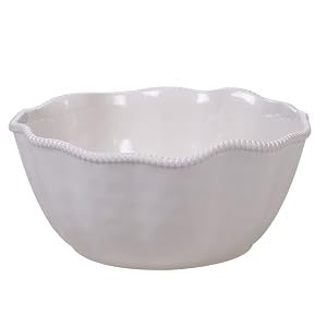 perlette cream deep bowl
