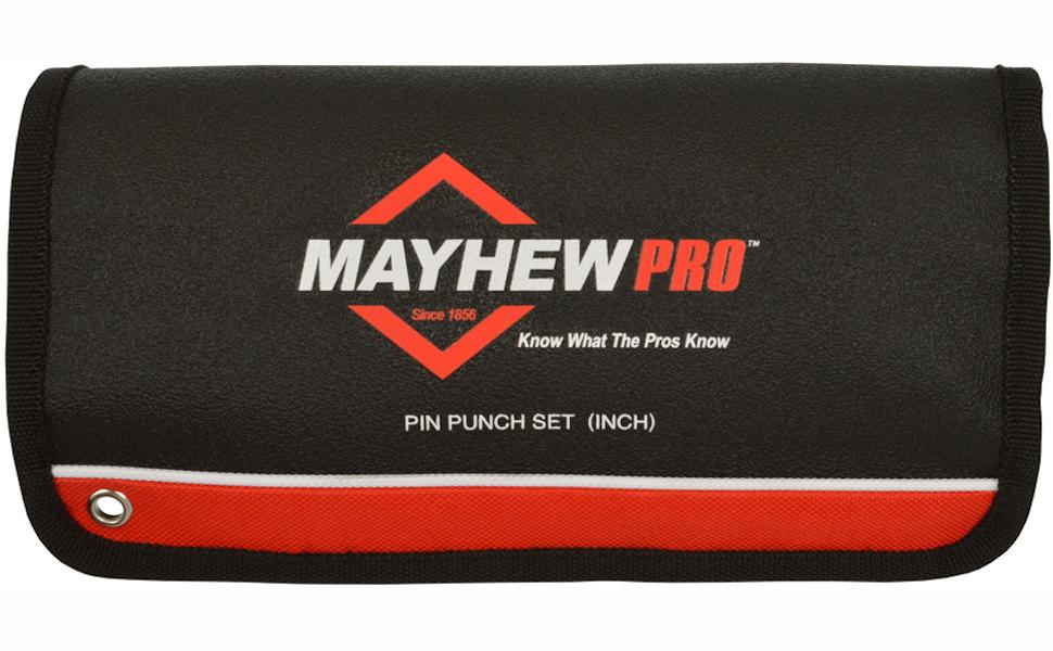 MayhewPro 62078 12-Piece Pin Punch Set