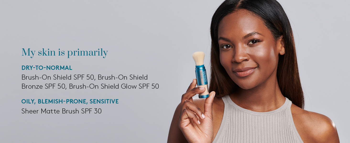 skin types brush
