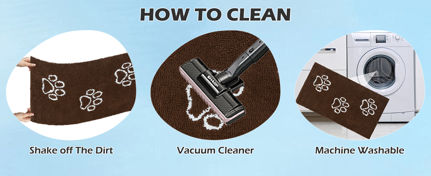 Shake off The Dirt Vacuum Cleaner Machine Washable
