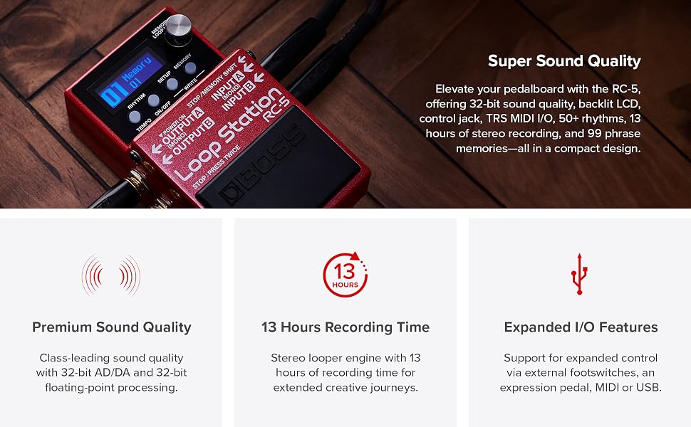 looper, boss, loop station, rc, rc-5, ed sheeran, guitar, bass, keyboard, pro, MIDI, rhythm, drums