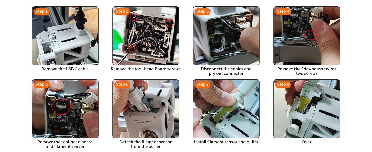 bambulab A1 mini filament sensor hall board
