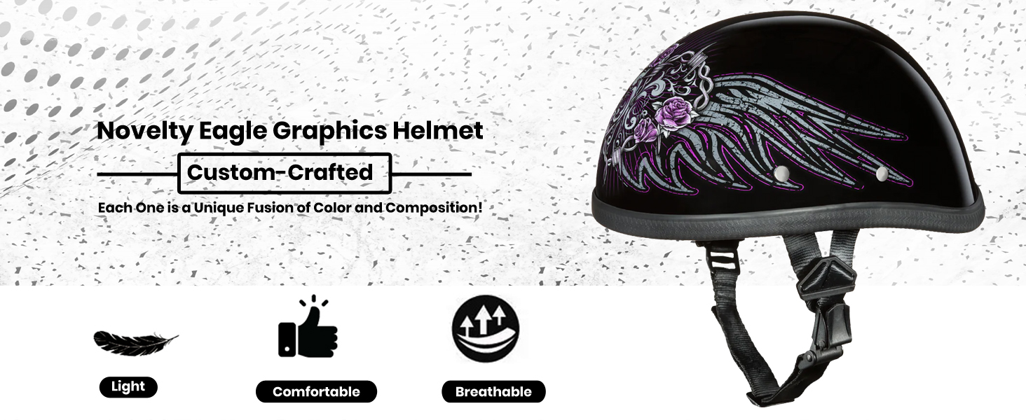 Novelty Eagle Graphics helmet