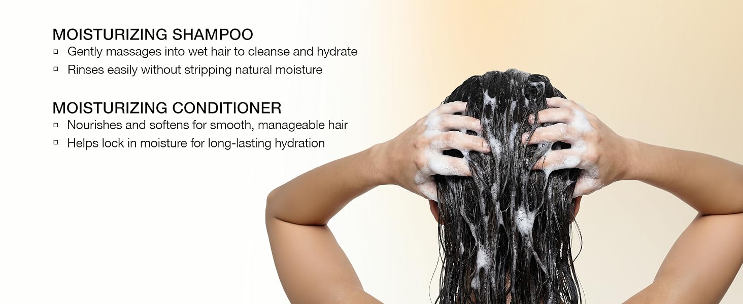 Misturizing shmapoo and conditioner