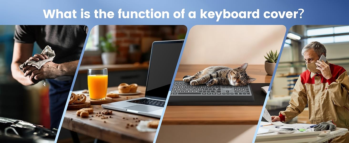 keyboard with cover