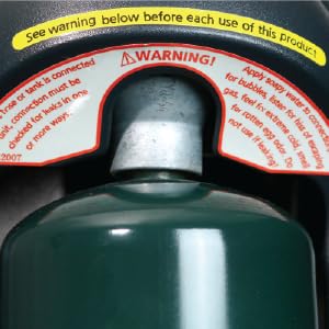 Portable Buddy Canada;propane heater;heater for 1 lb tank;propane cylinder with swivel regulator