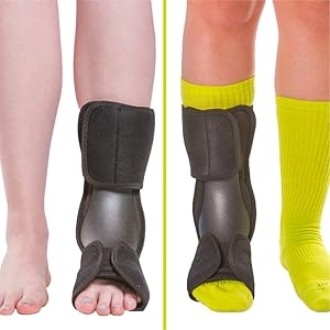 use the dorsal night splint on right or left foot